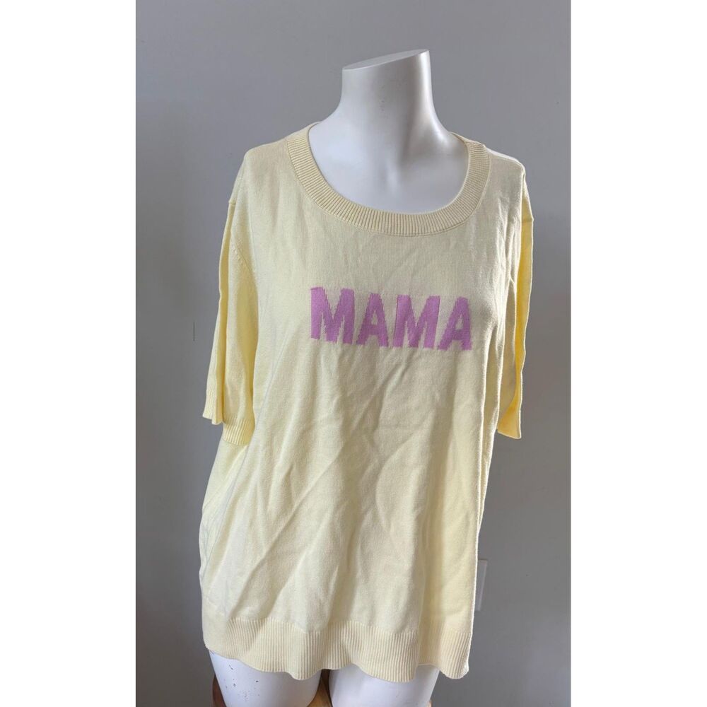 Mama Graphic Tee Shirt Casual Short Sleeve Crewneck Top
